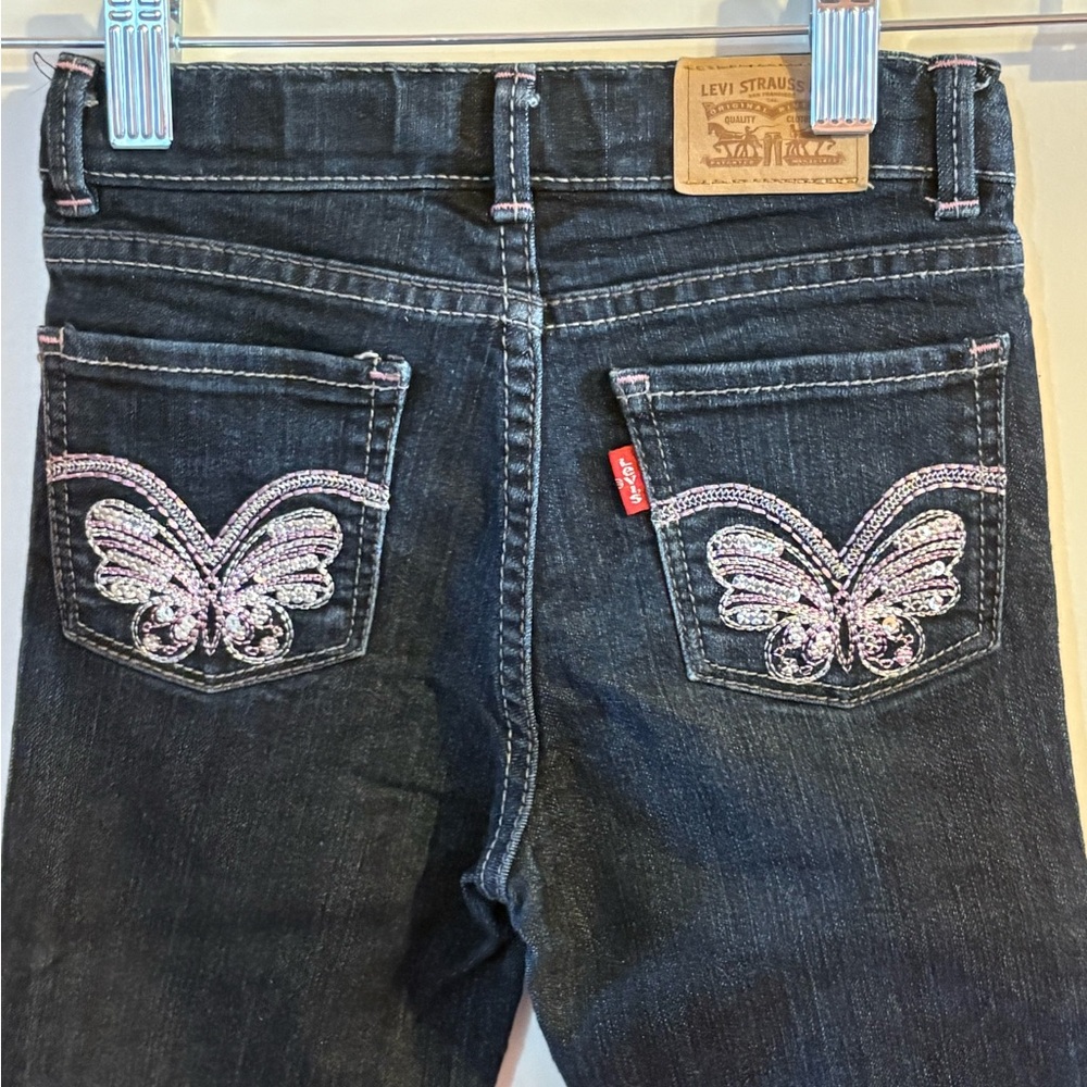 Levi’s Bling Girls Denim Jeans - Picture 3 of 5